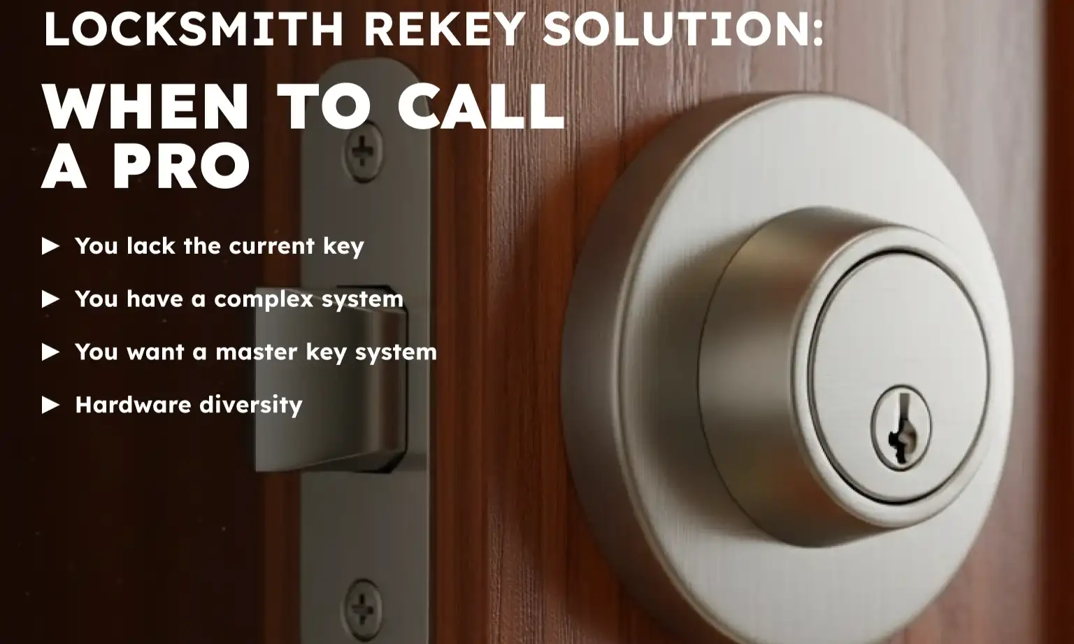 Locksmith Rekey Solution