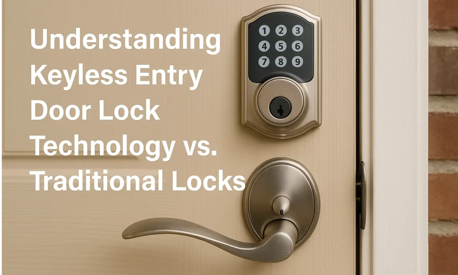 Understanding Keyless Entry Door Lock Technology vs. Traditional Locks