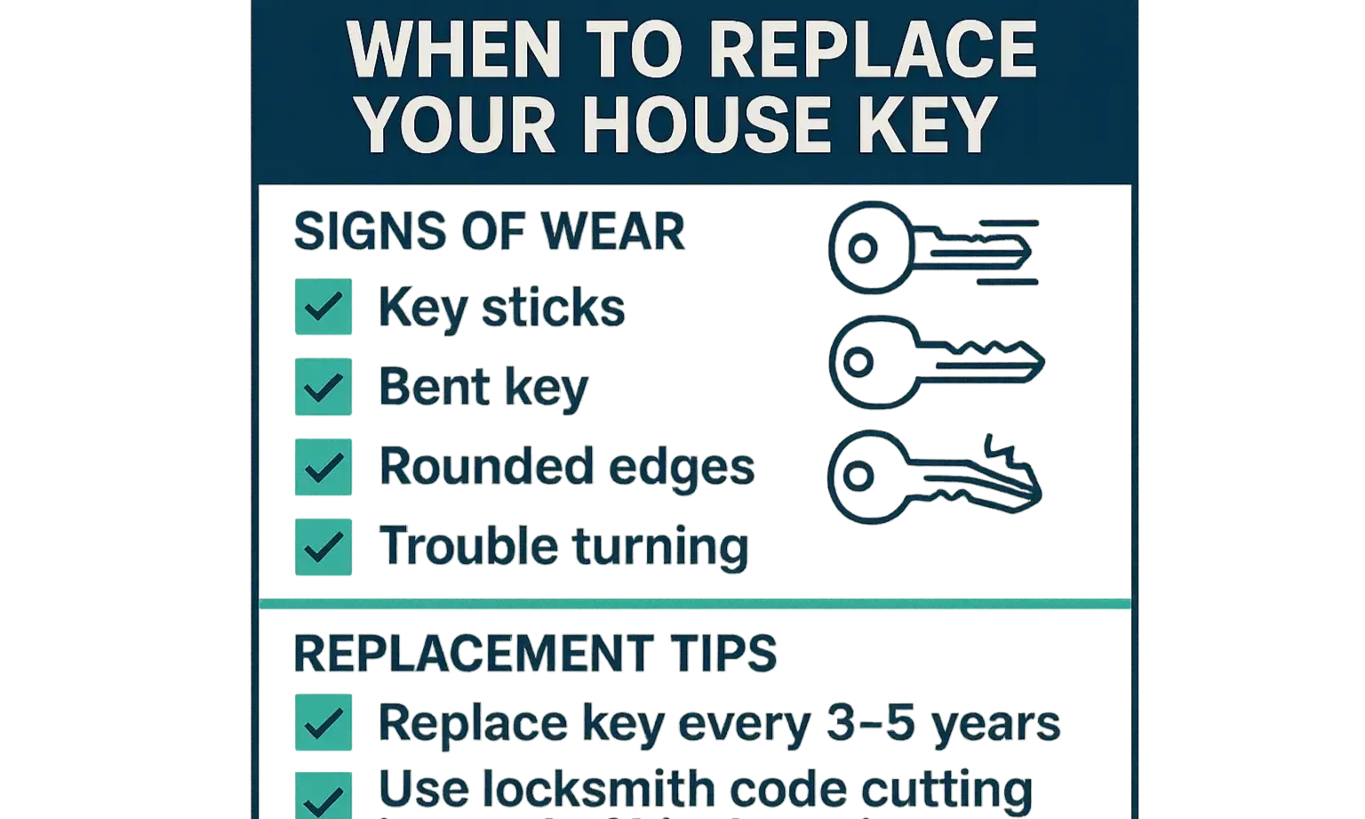 he Healthy Key Checklist & Replacement Guide