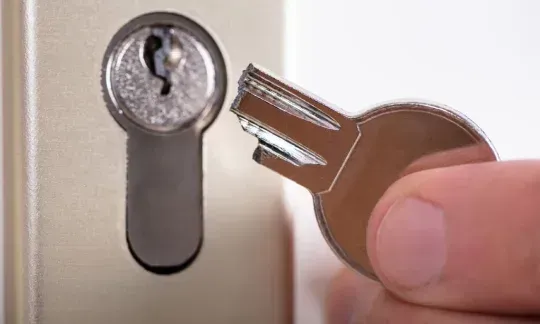 broken key