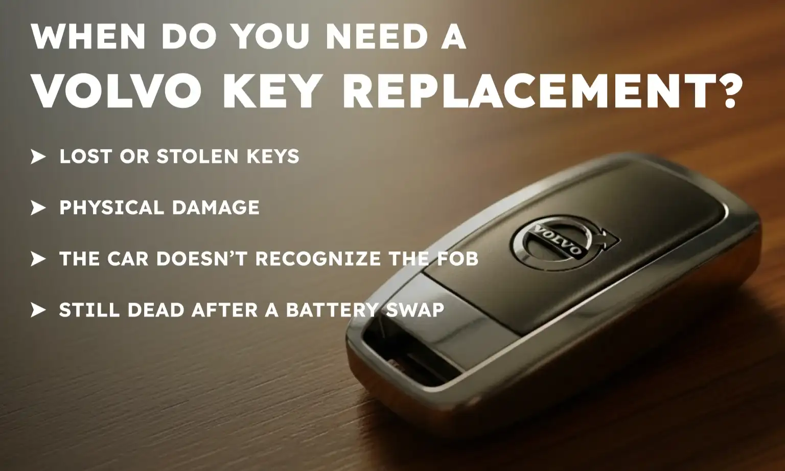 When Do You Need a Volvo Key Replacement