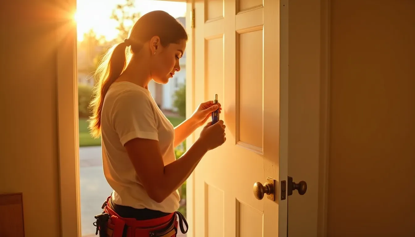 Tighten the Door Hinges