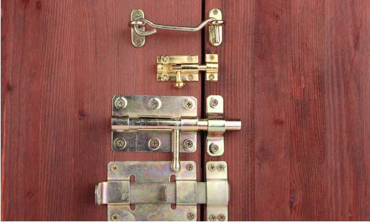 How to Lock a Door That Has No Lock