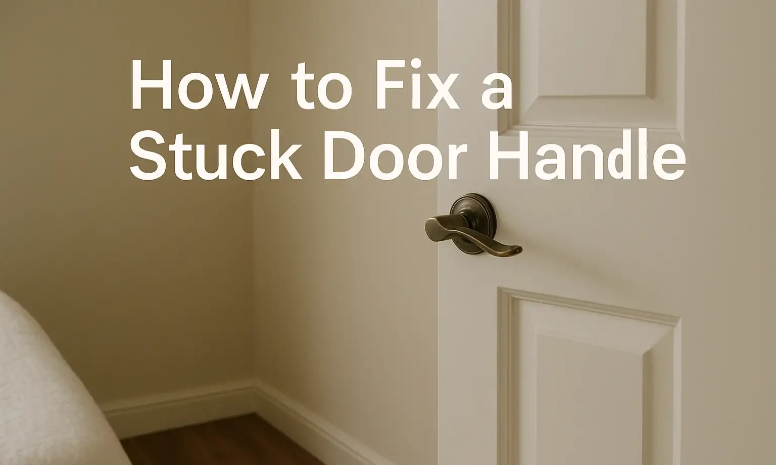 How to Fix a Stuck Door Handle