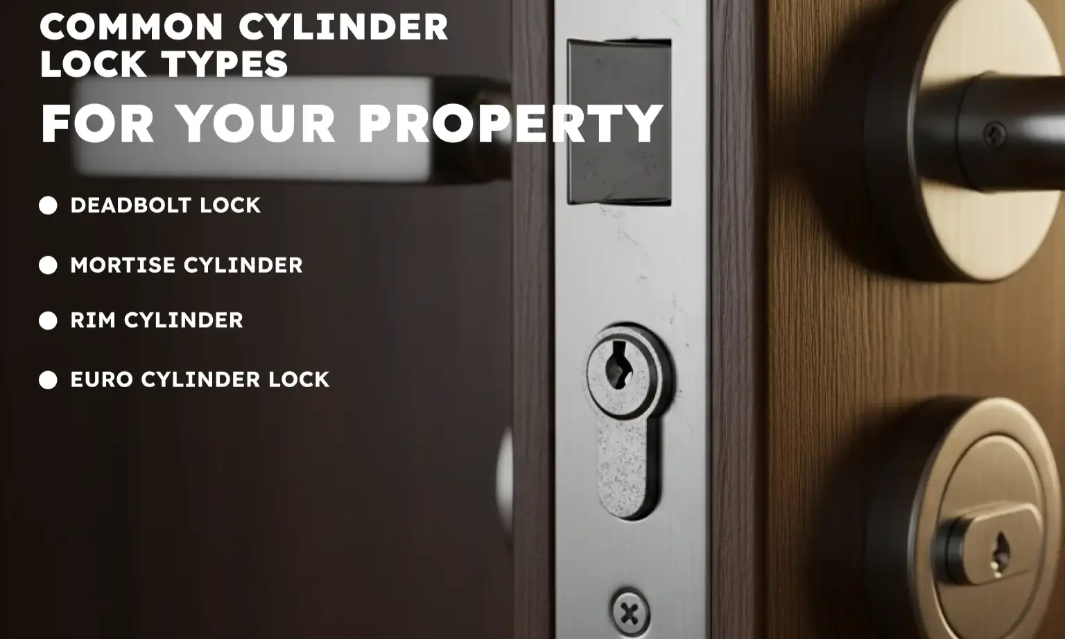 Common Cylinder Lock Types for Your Property