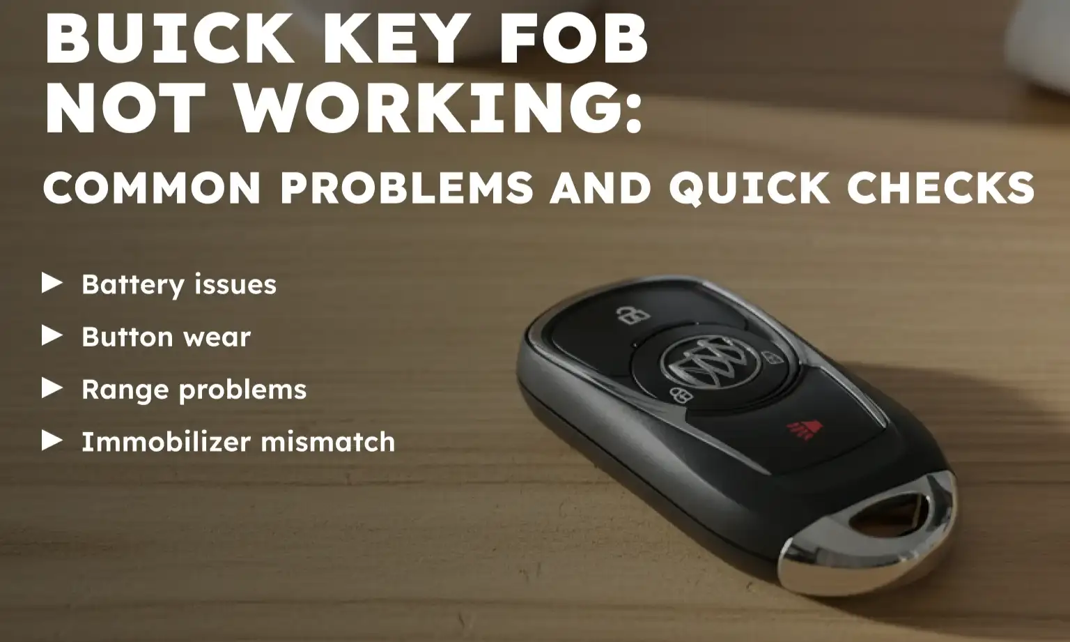 Buick Key Fob Not Working