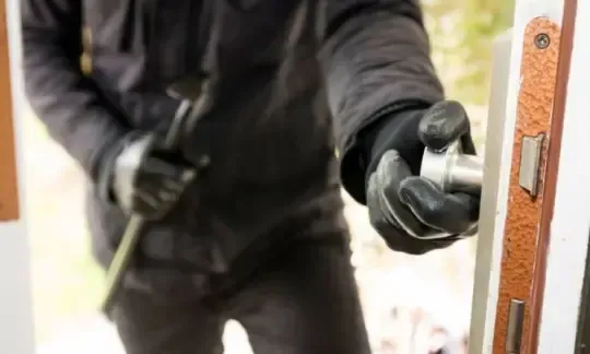 burglar open door