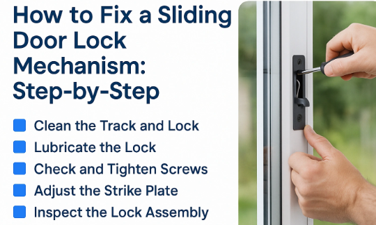 How to Fix a Sliding Door Lock Mechanism