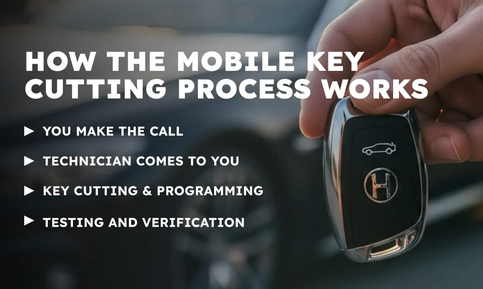 How the Mobile Key Cutting Process Works