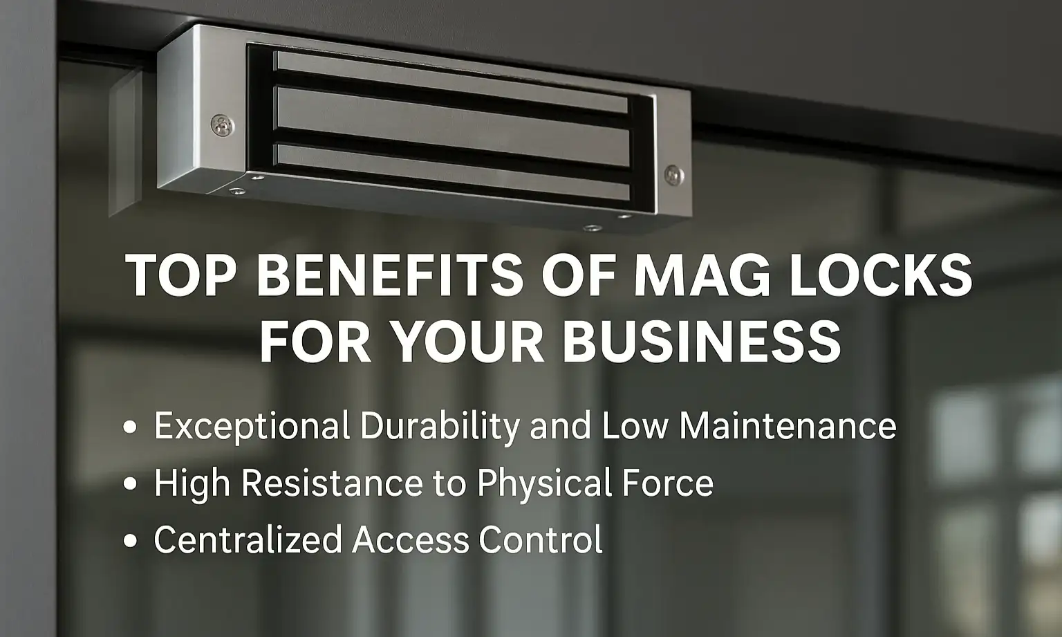 Top Benefits of Mag Locks for Your Business