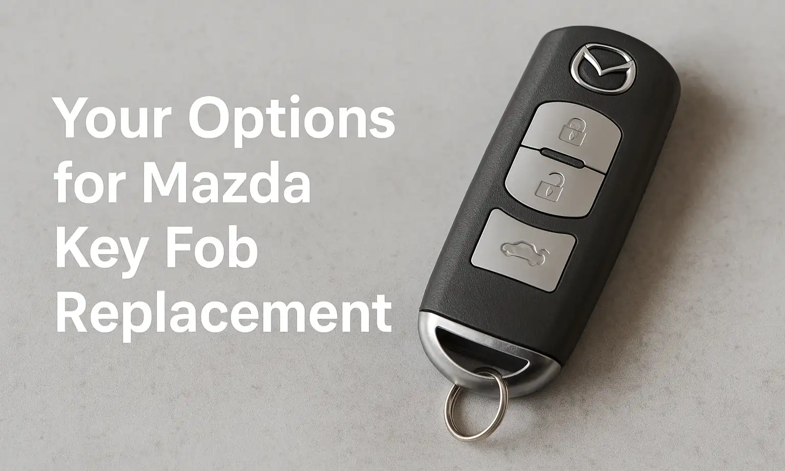 Your Options for Mazda Key Fob Replacement