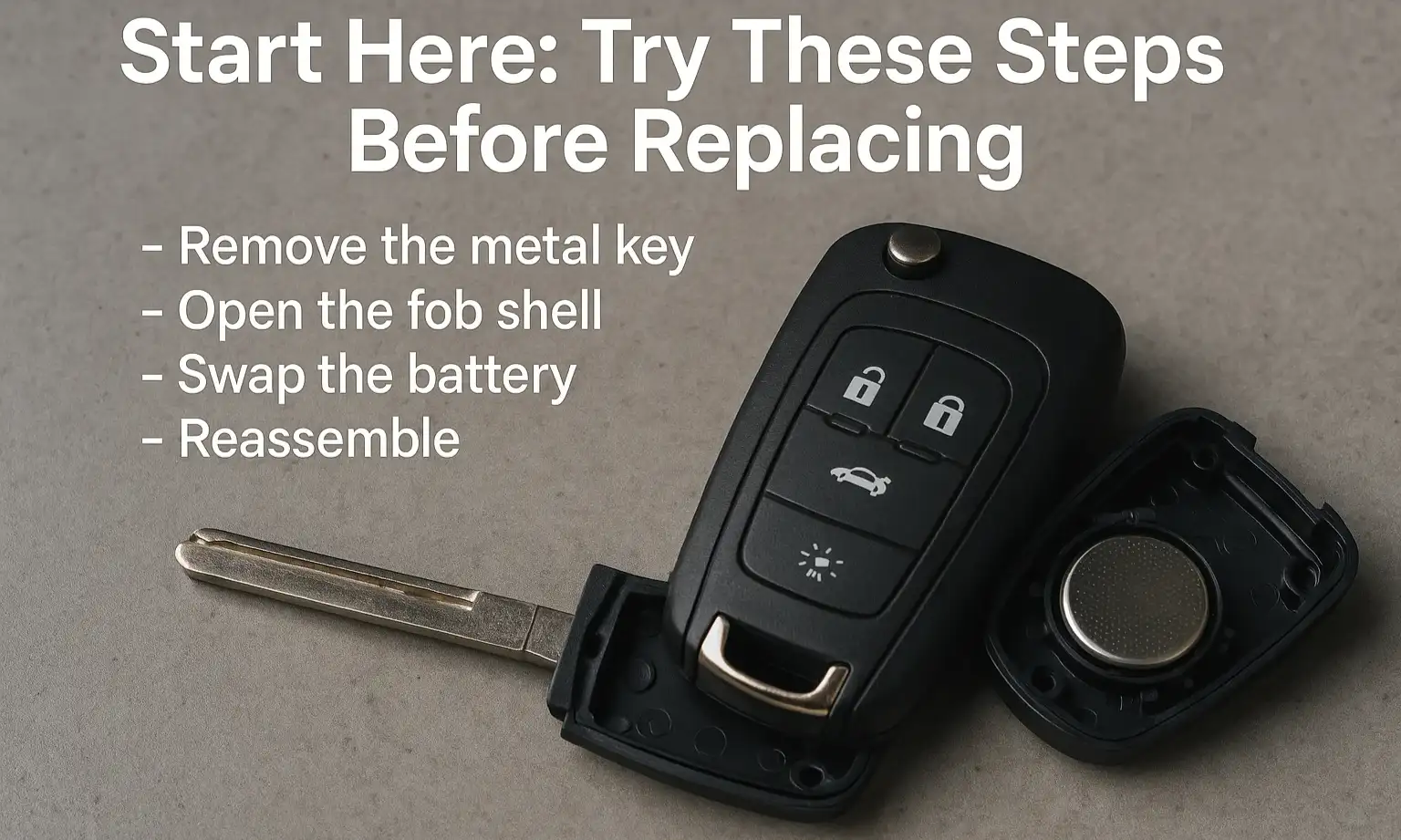 Try These Steps Before Replacing