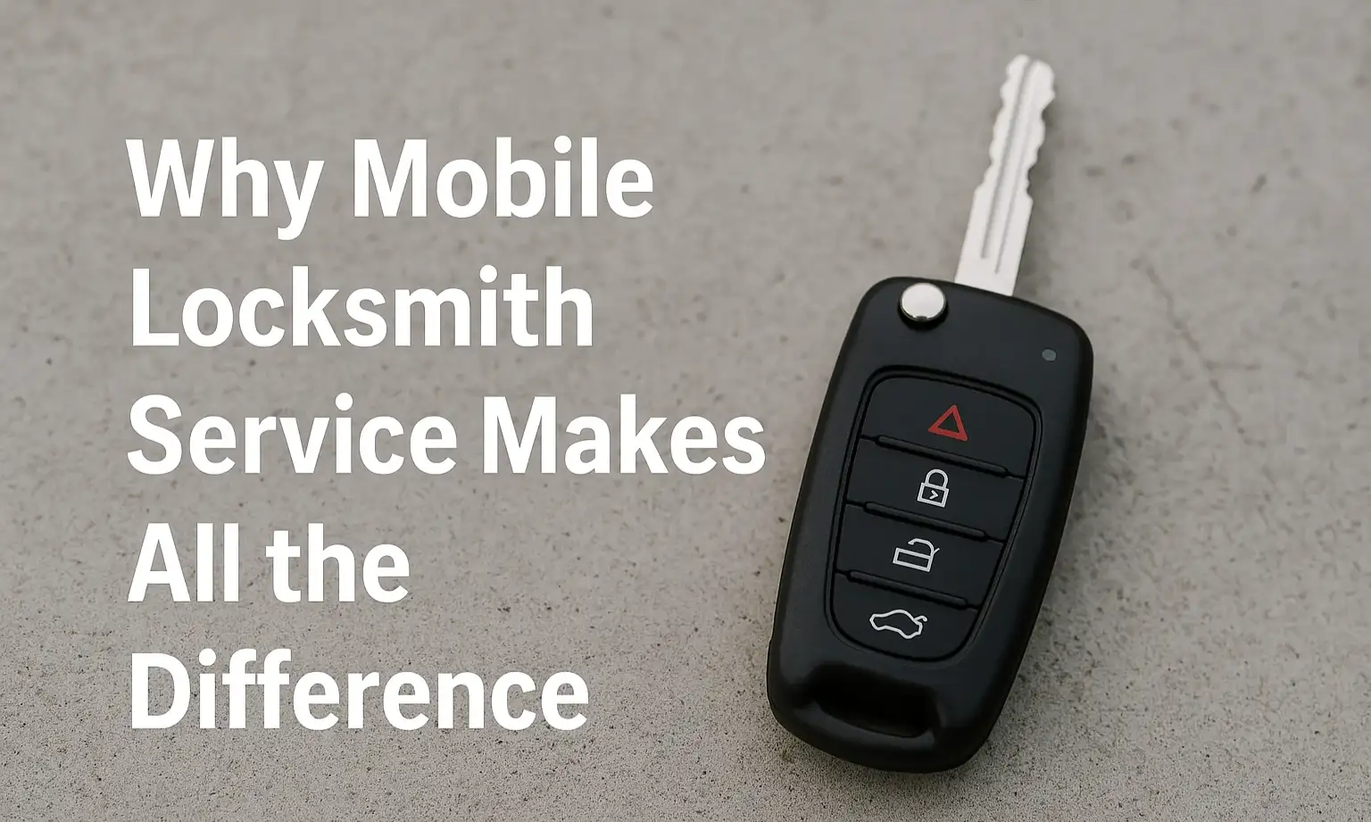 Why Mobile Locksmith Service Makes All the Difference