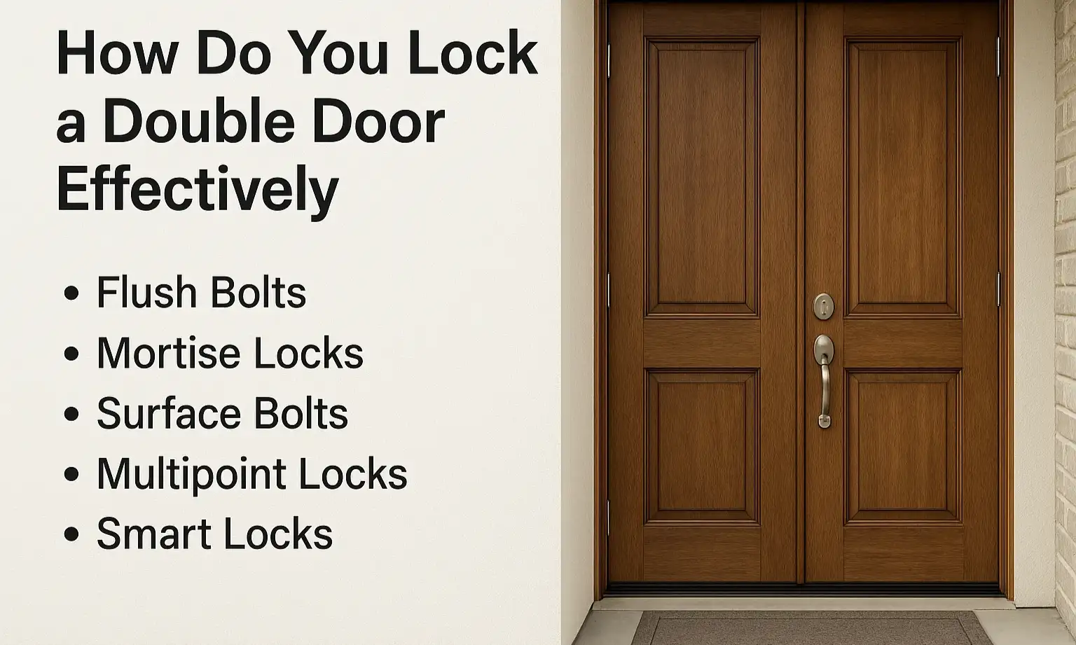 How Do You Lock a Double Door Effectively