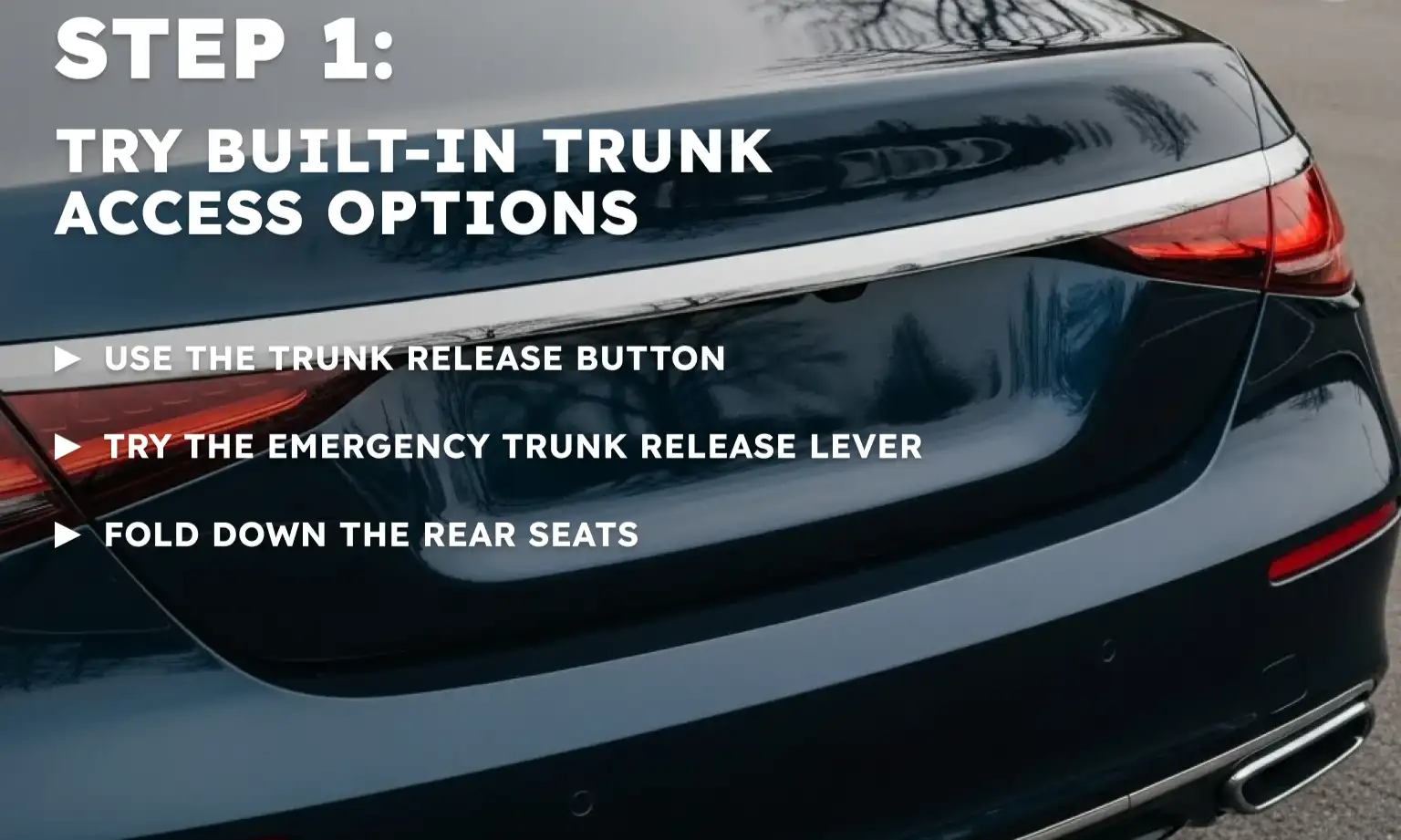 Try Built-In Trunk Access Options