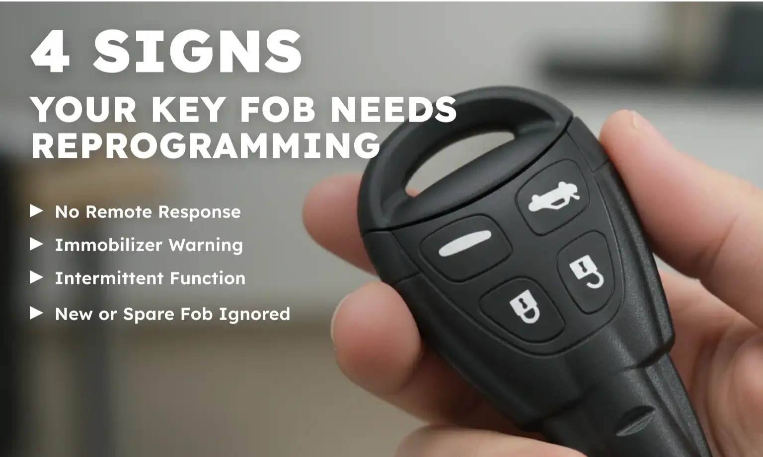 4 Signs Your Key Fob Needs Reprogramming