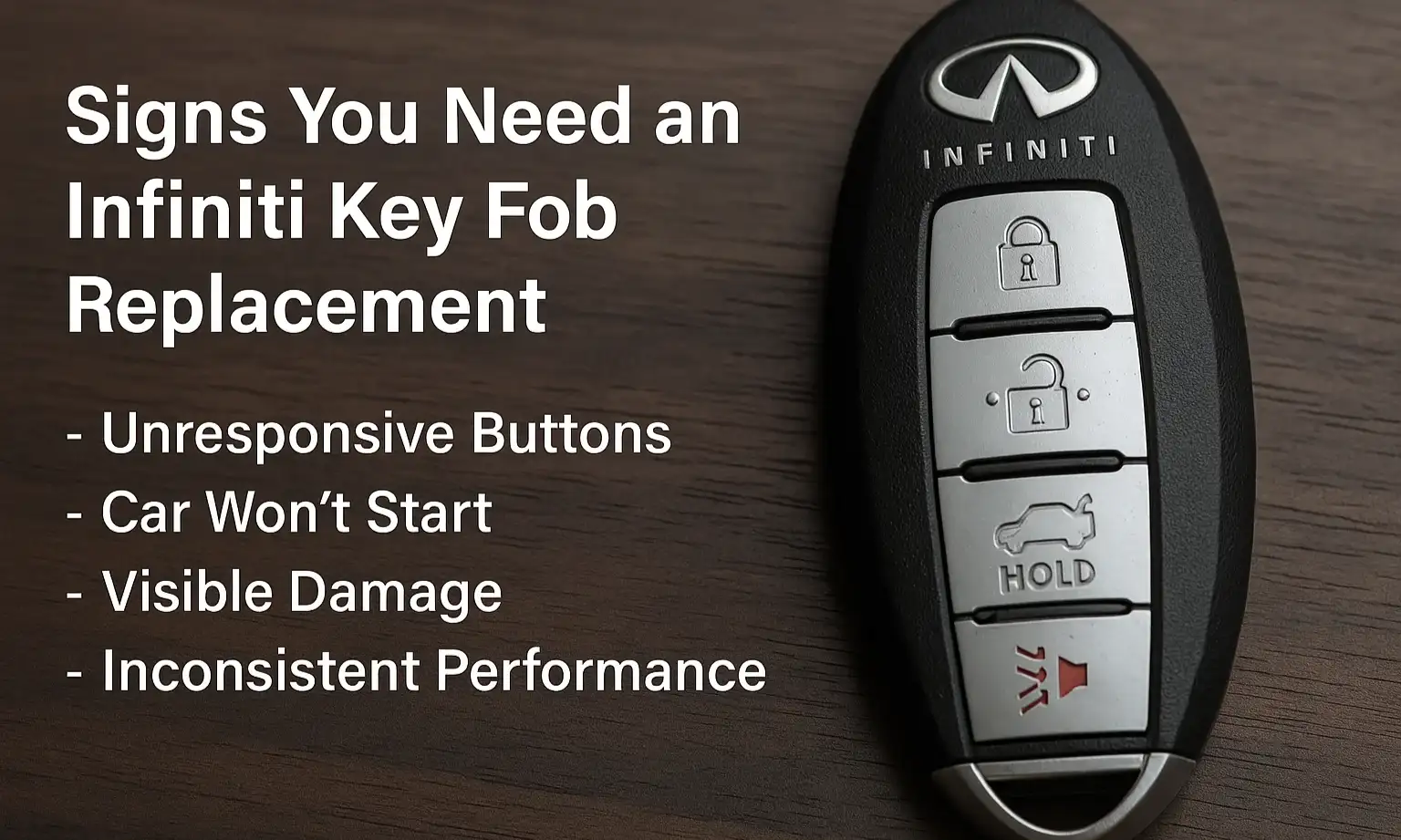 Signs You Need an Infiniti Key Fob Replacement