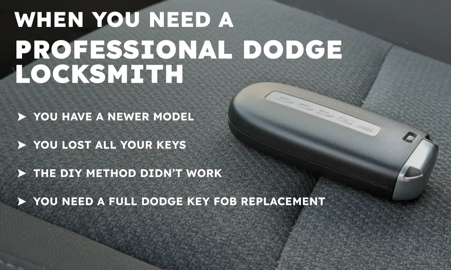 When You Need a Professional Dodge Locksmith
