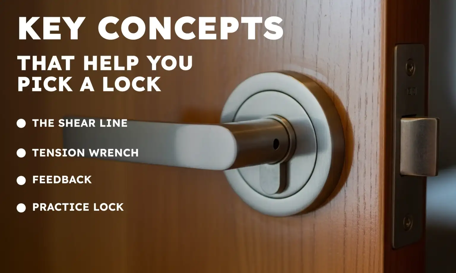 Key Concepts That Help You Pick a Lock