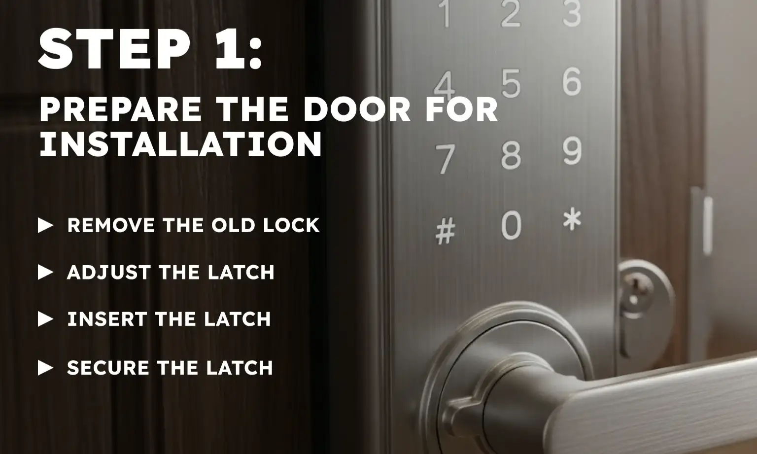 Prepare the Door for Installation