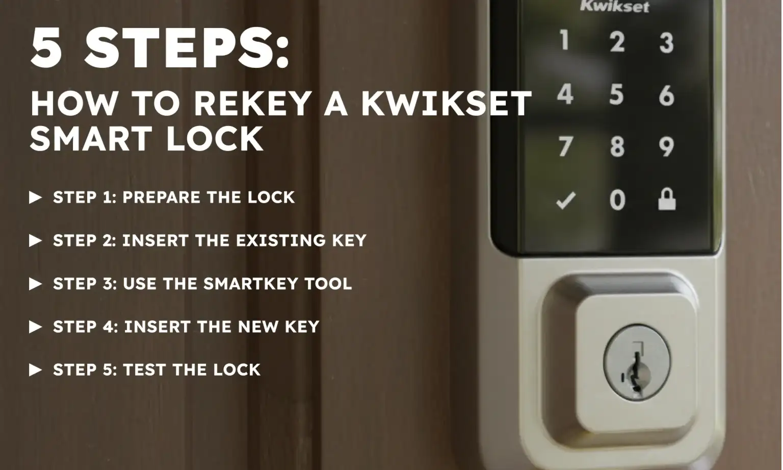 How to Rekey a Kwikset Smart Lock