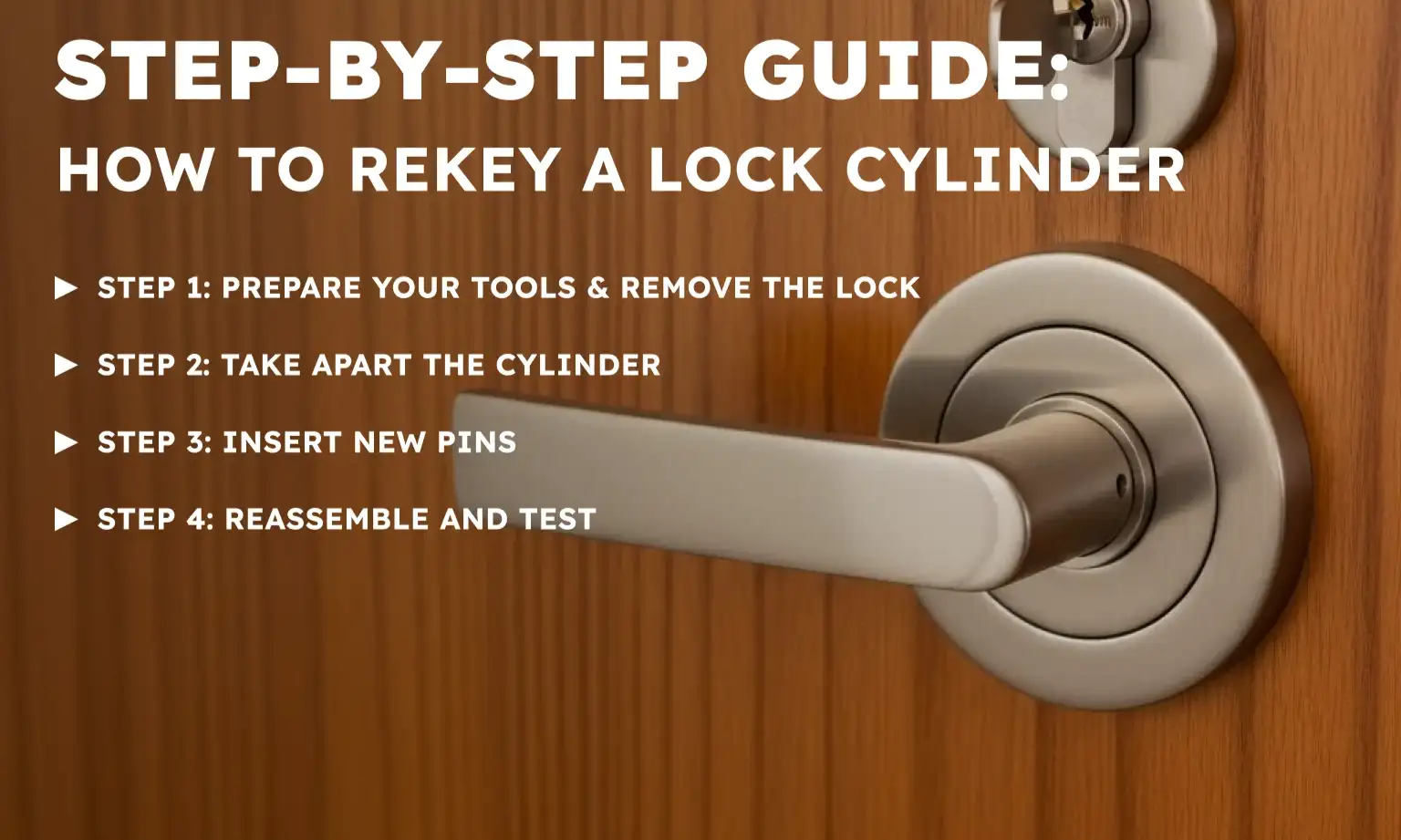 How to Rekey a Lock Cylinder
