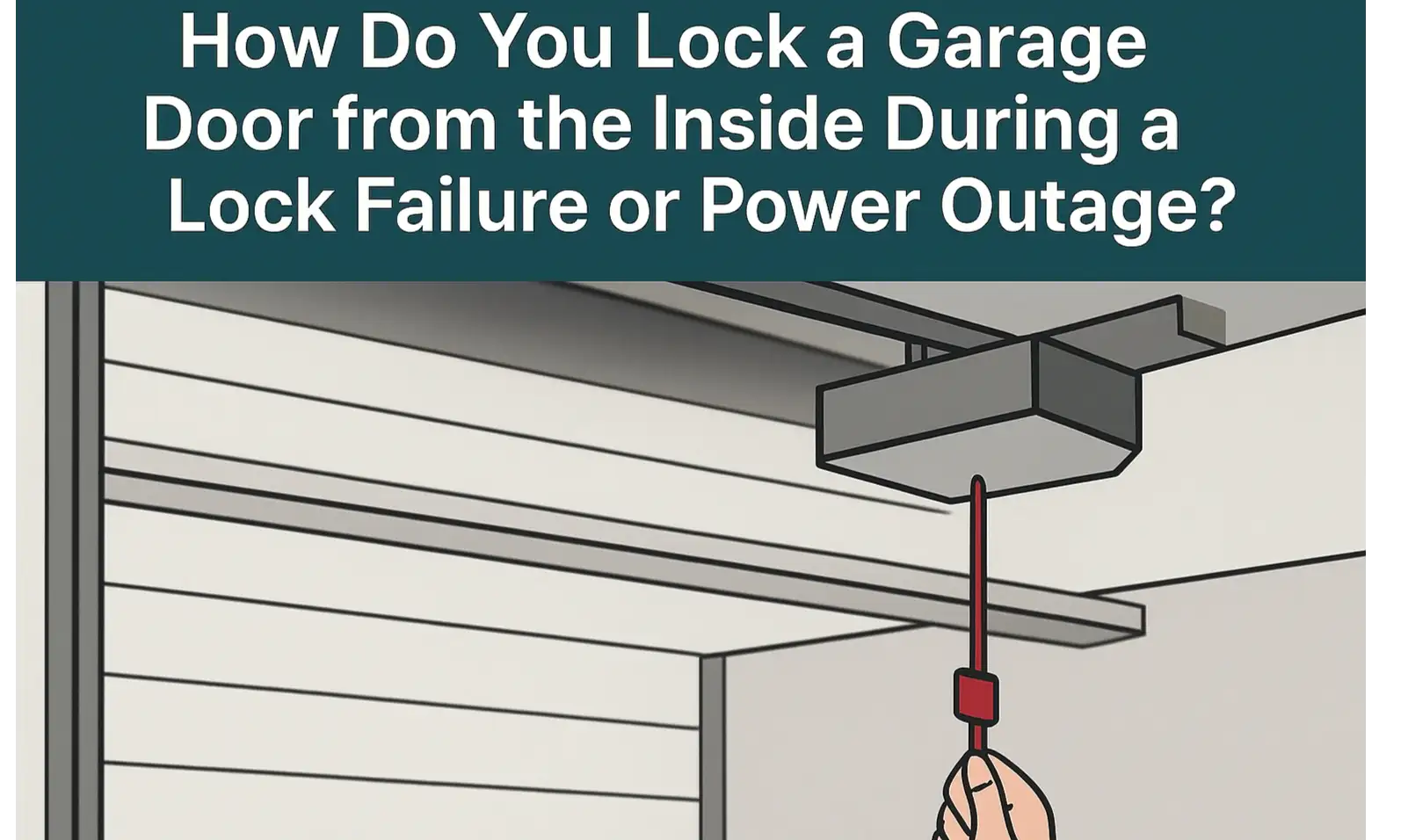 How Do You Lock a Garage Door from the Inside During a Lock Failure or Power Outage