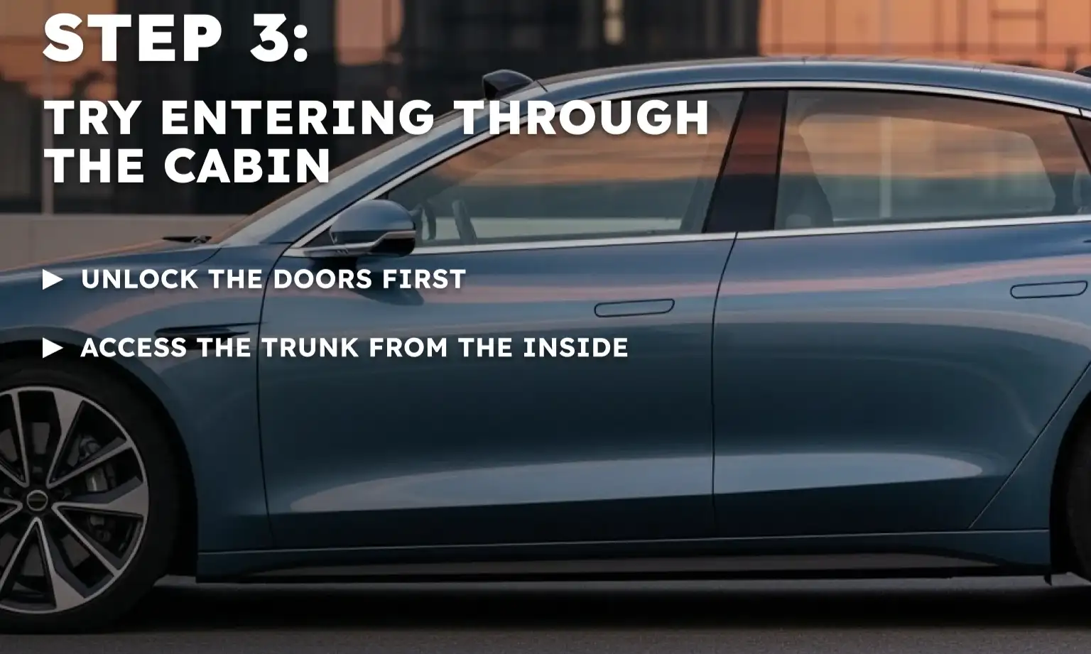 Try Entering Through the Cabin