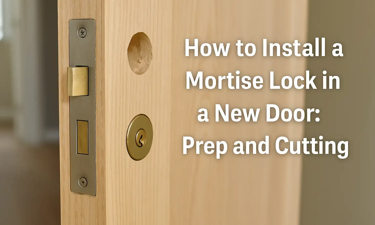 How to Install a Mortise Lock in a New Door