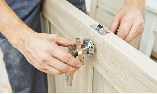 How to Attach a Lock to a Door