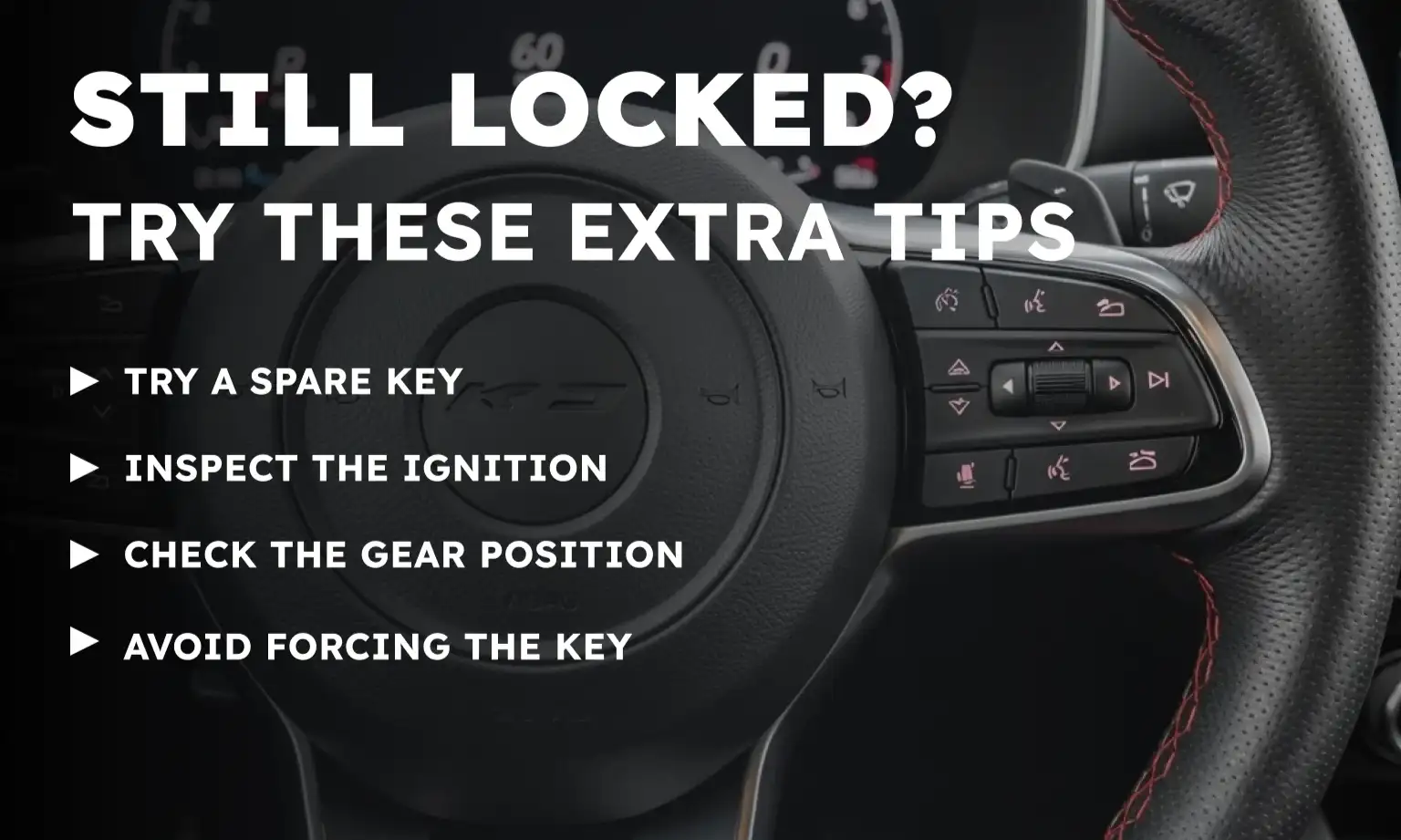 Still Locked? Try These Extra Tips