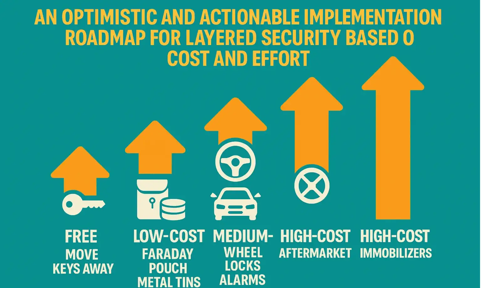 Your Layered Defense: Stepwise security measures to protect your car key against modern digital theft techniques, tailored to budget and effort.