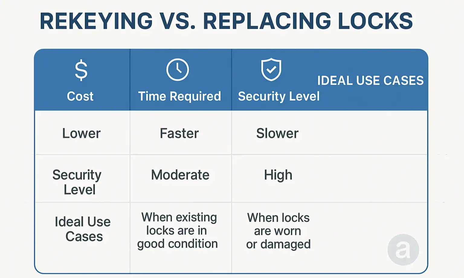 An animated GIF showing how a key lifts pins to the shear line in a pin-tumbler lock, allowing the cylinder to turn.
