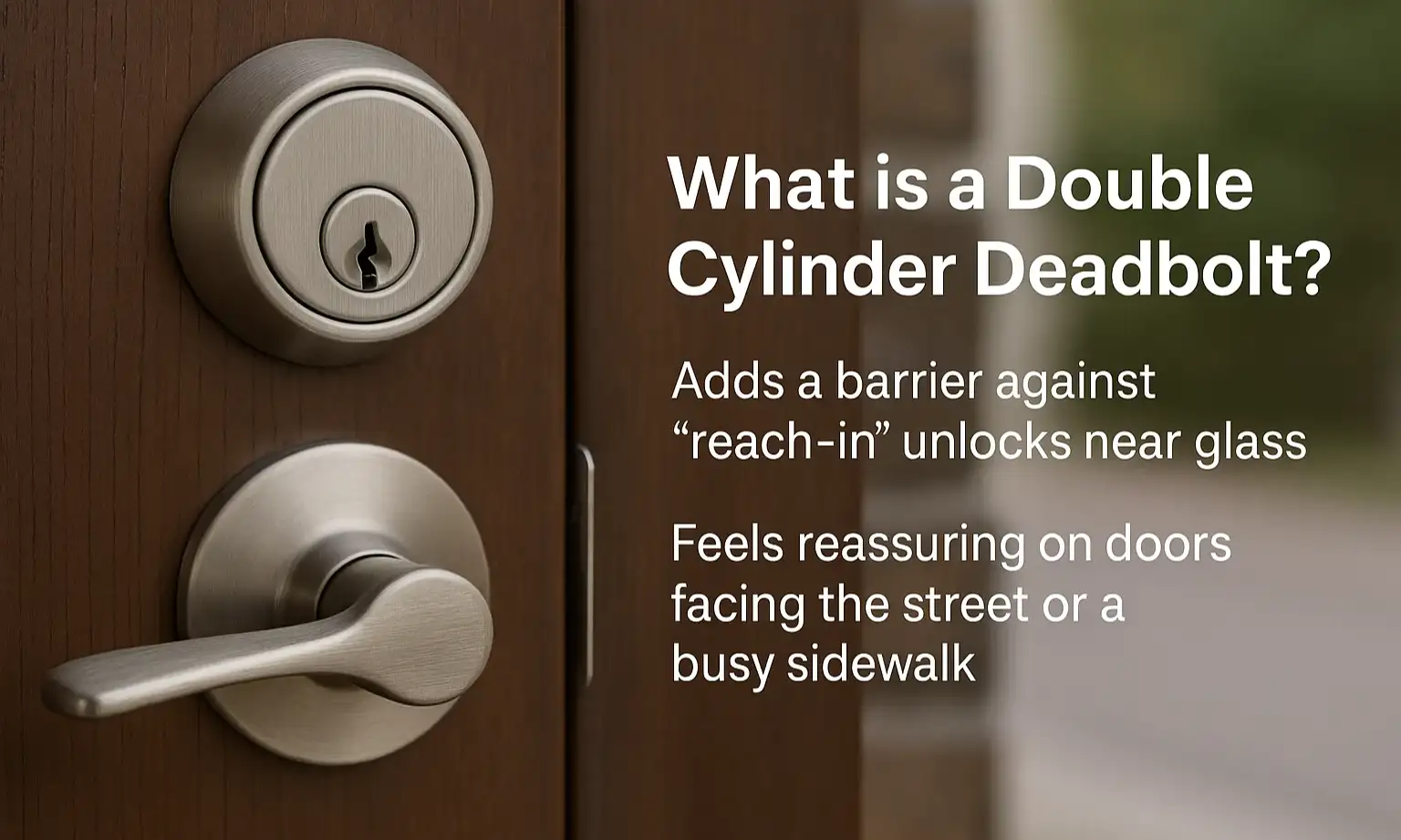 What is a Double Cylinder Deadbolt