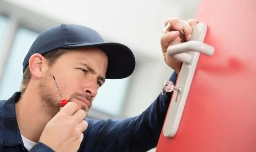 man thinks about lock replacement