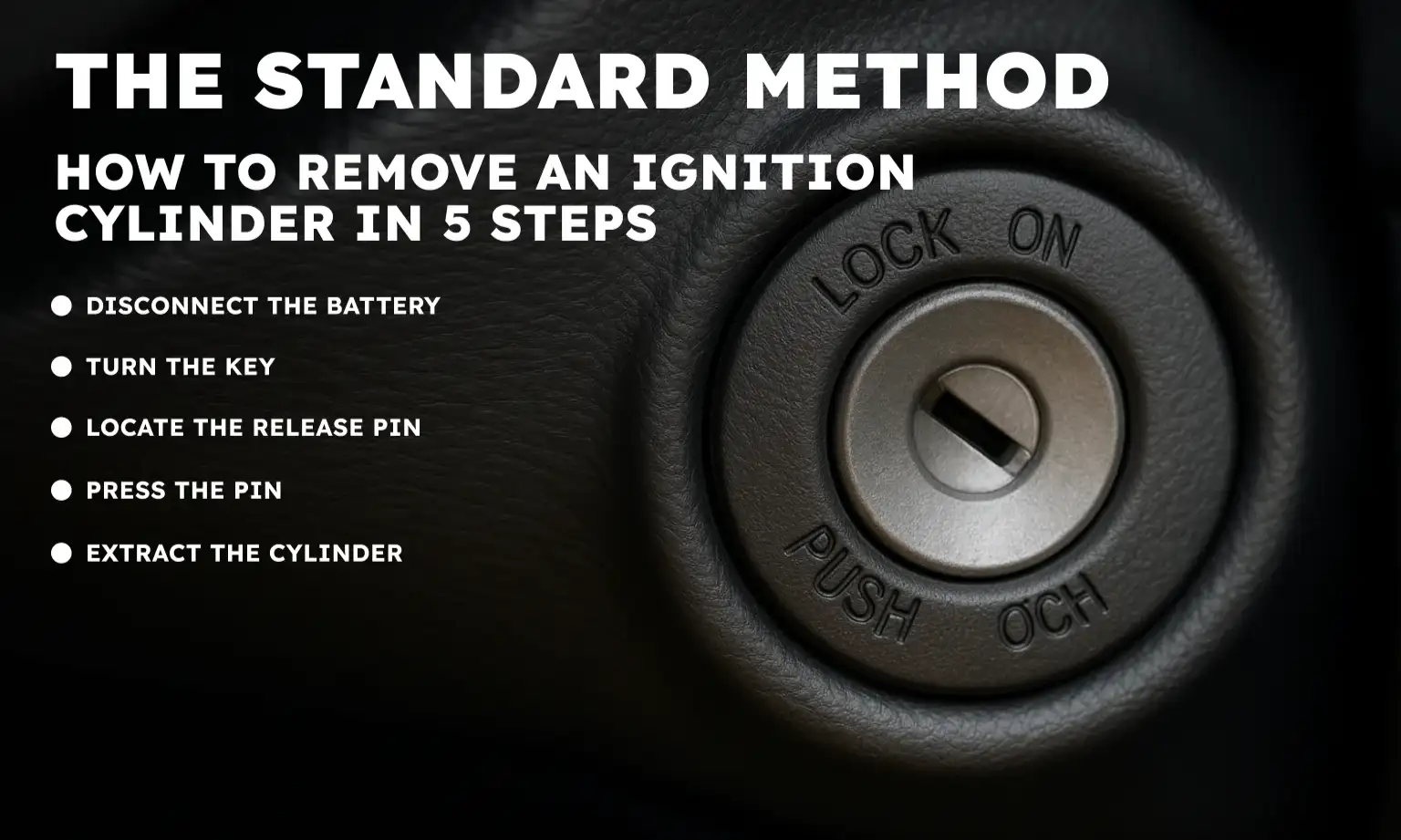 How to Remove an Ignition Cylinder in 5 Steps