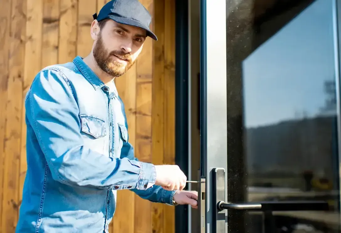 Locksmith Performing Professional Lock Maintenance
