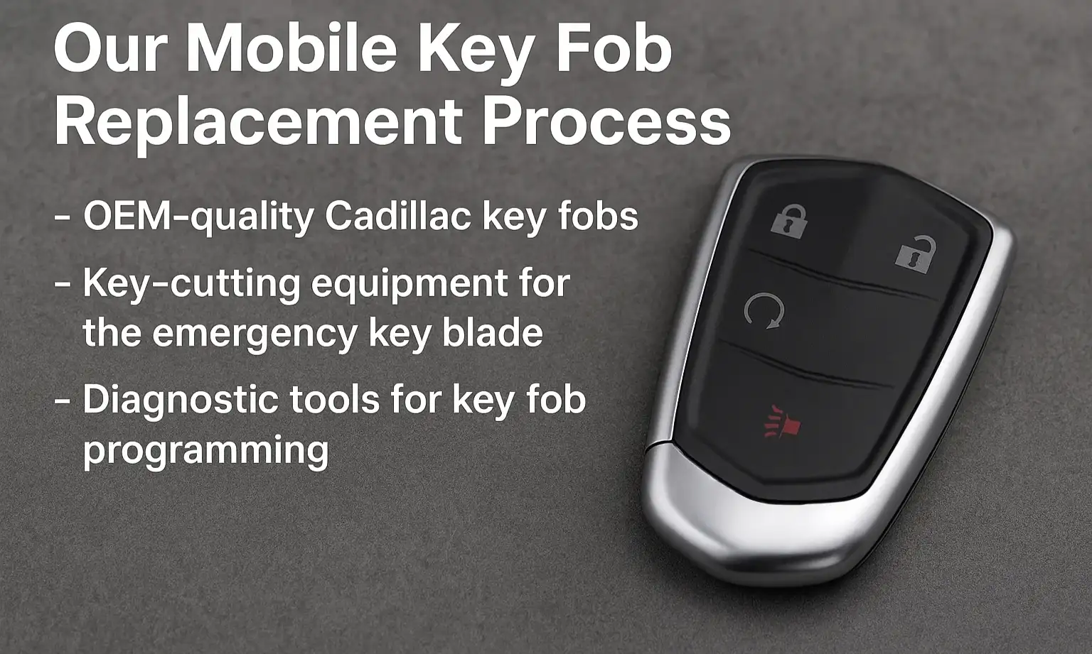 Our Mobile Key Fob Replacement Process