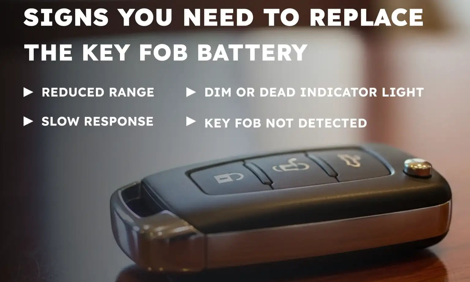 Signs You Need to Replace the Key Fob Battery