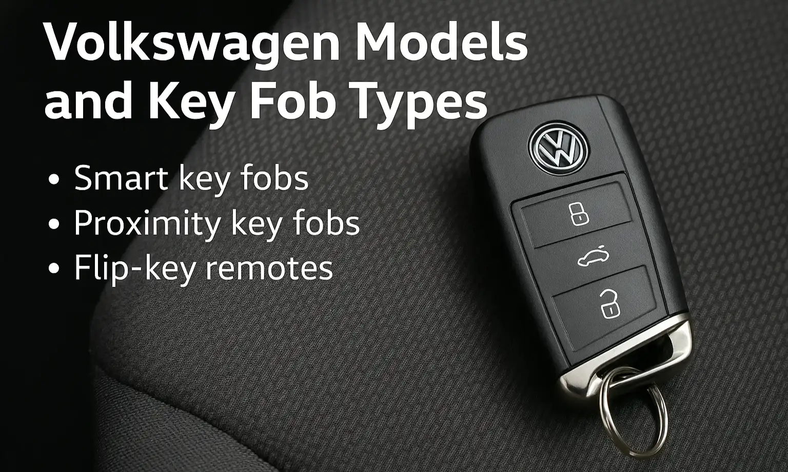 Volkswagen Models and Key Fob Types