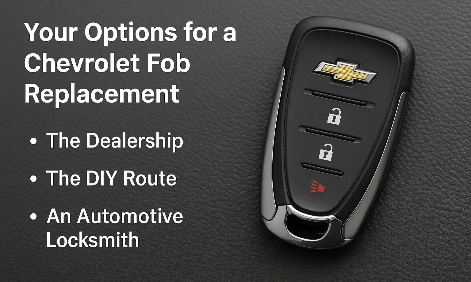 Your Options for a Chevrolet Fob Replacement