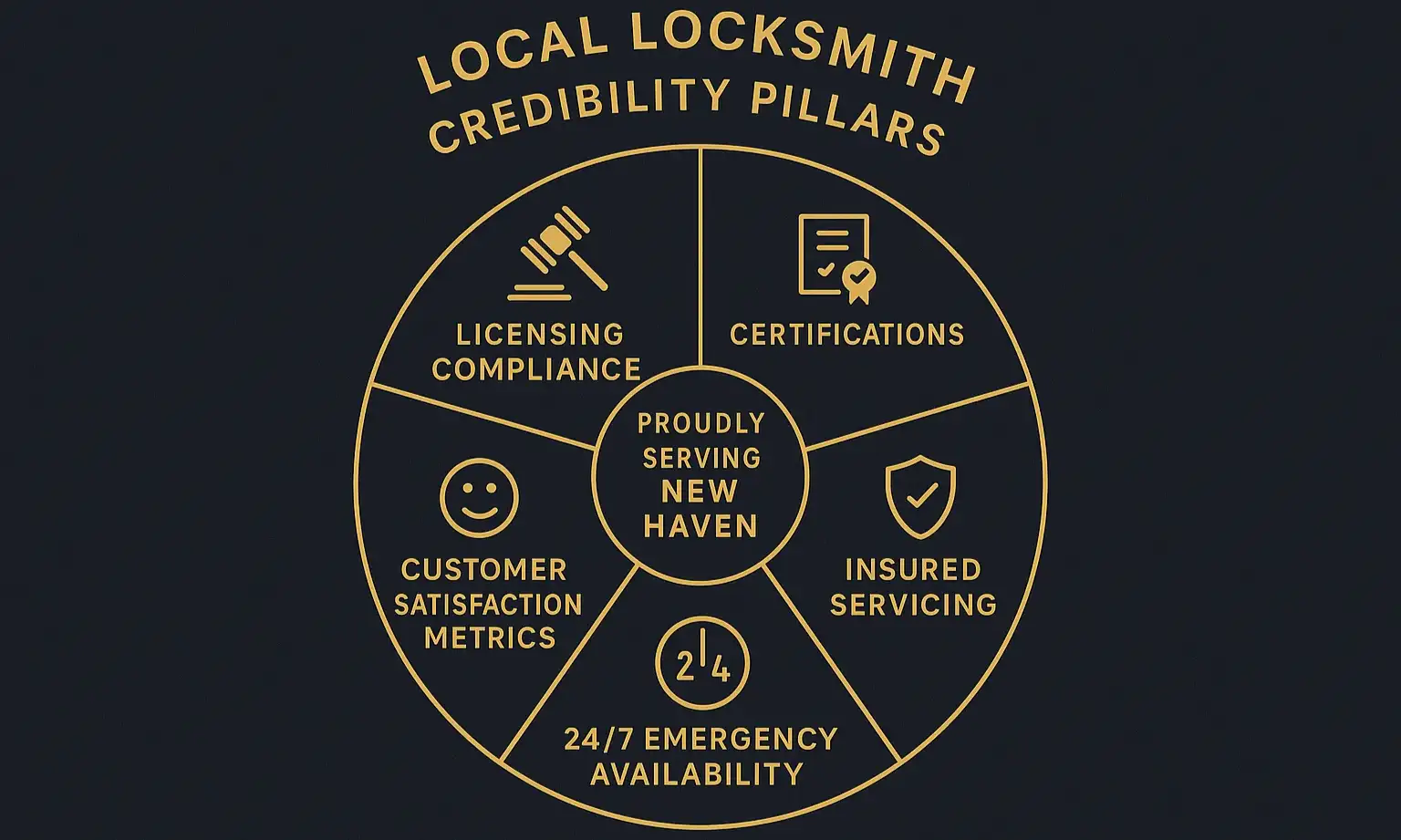 Certified, insured New Haven locksmiths provide reliable, fast 24/7 service you can trust