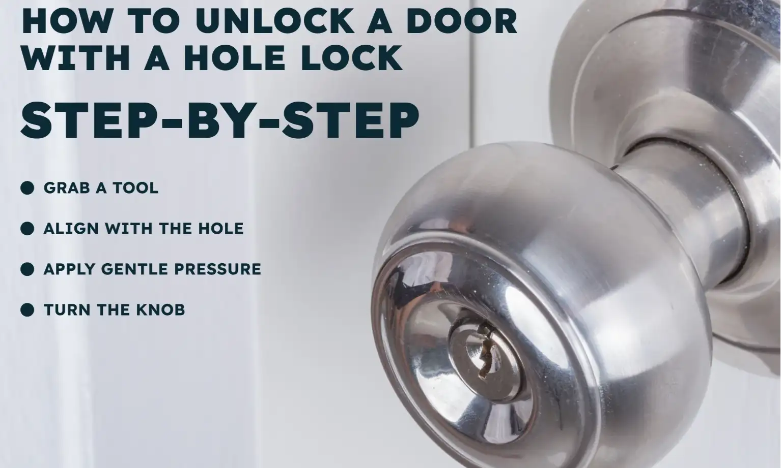 How to Unlock a Door with a Hole Lock