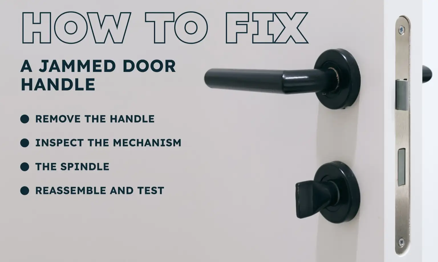 How to Fix a Jammed Door Handle