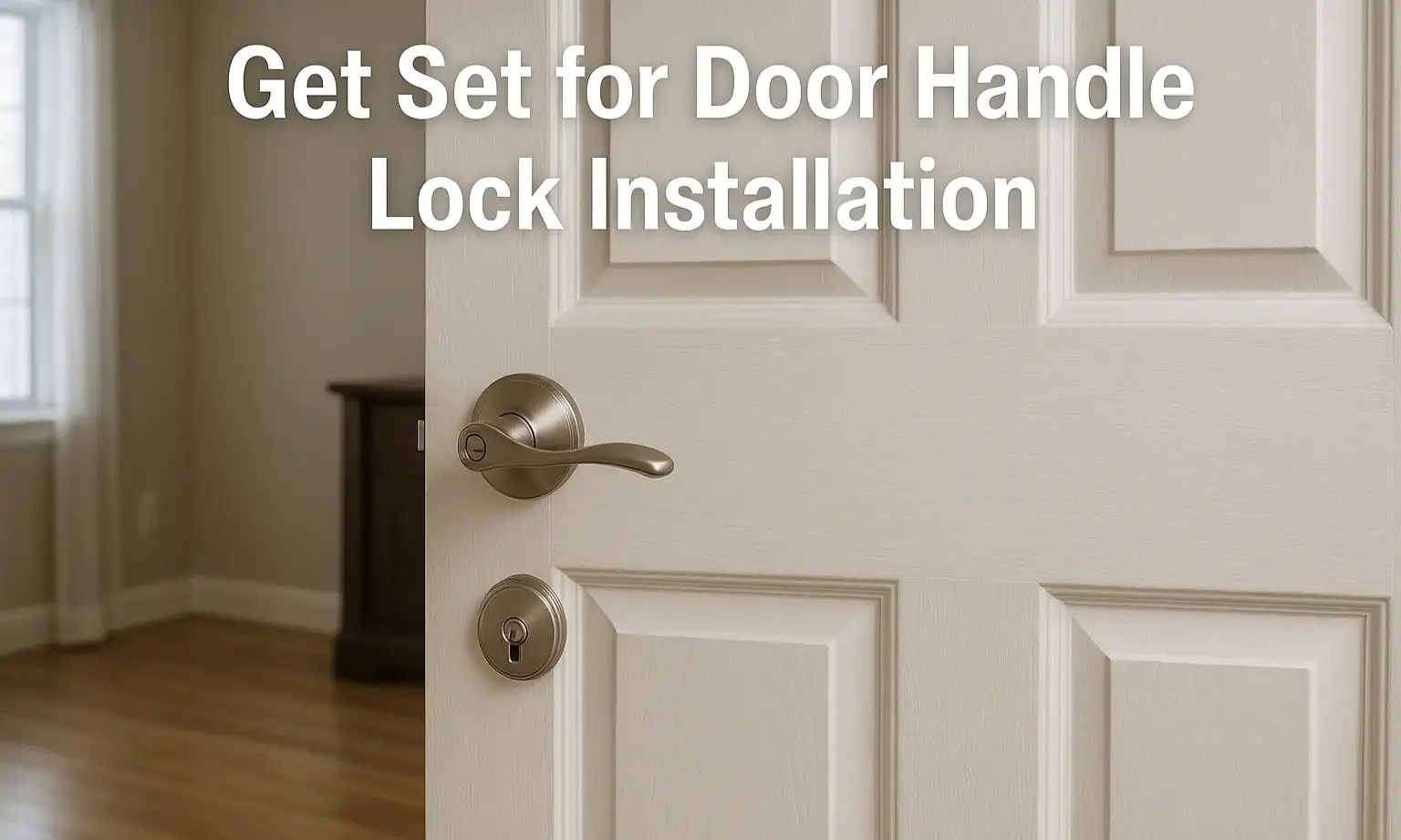 Get Set for Door Handle Lock Installation
