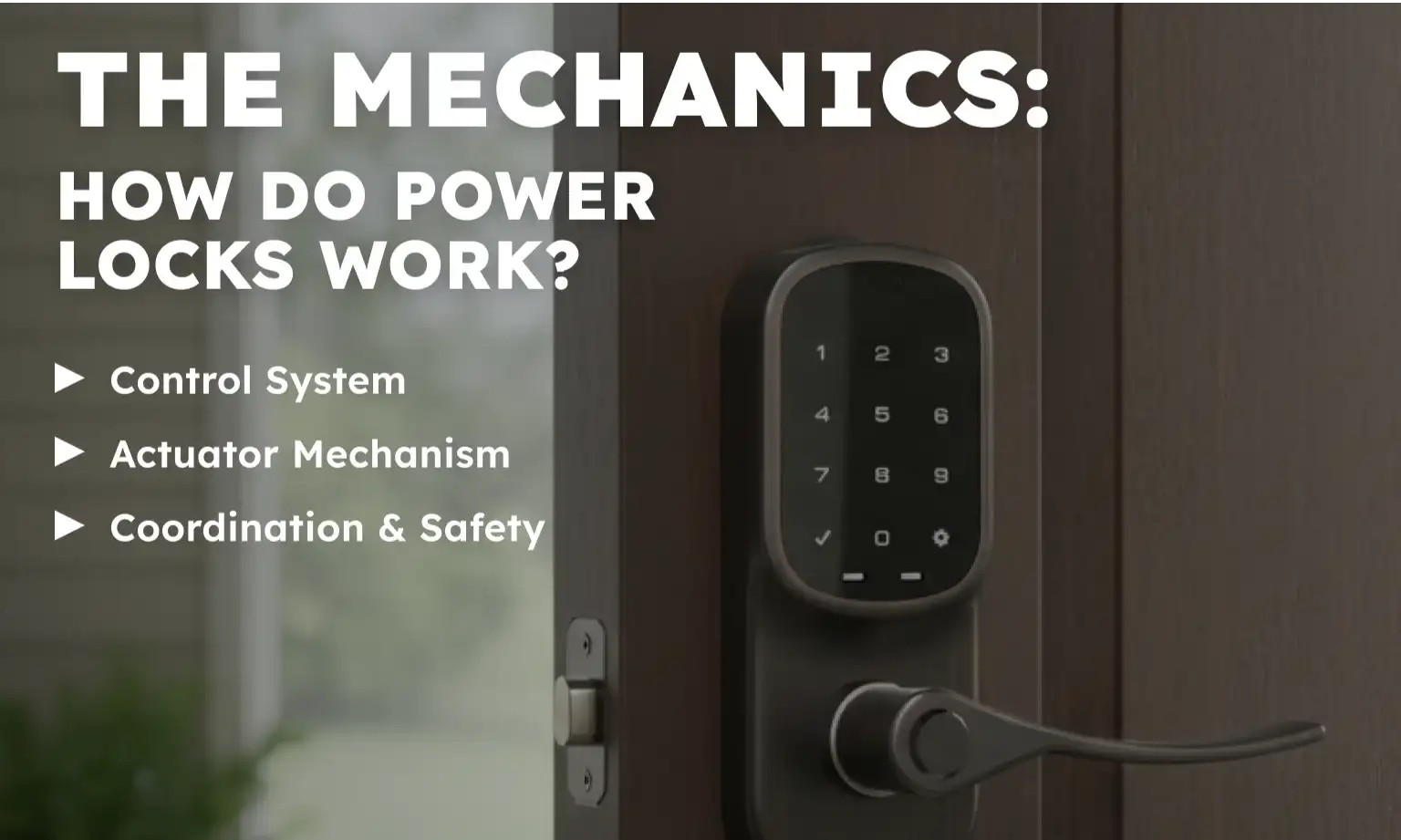 The Mechanics: How Do Power Locks Work