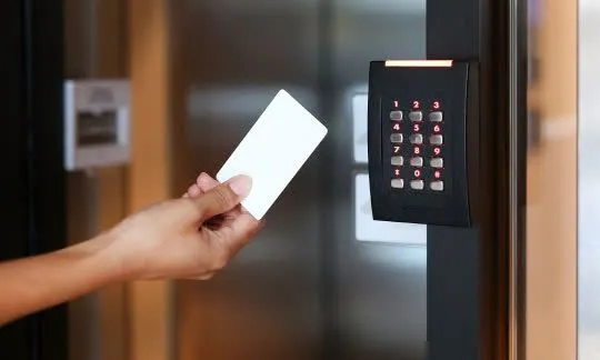magnetic card key for a lock