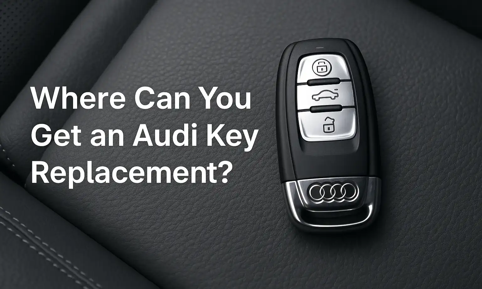 Where Can You Get an Audi Key Replacement
