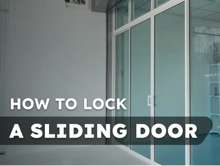 How to Lock a Sliding Door: Practical Tips for Better Home Security