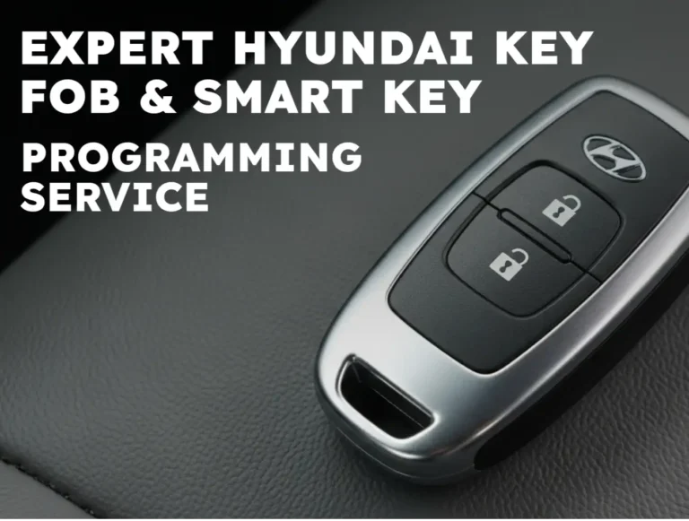 Expert Hyundai Key Fob & Smart Key Programming Service